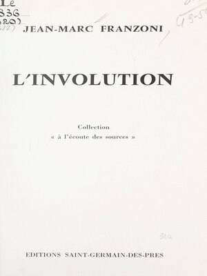 cover image of L'involution